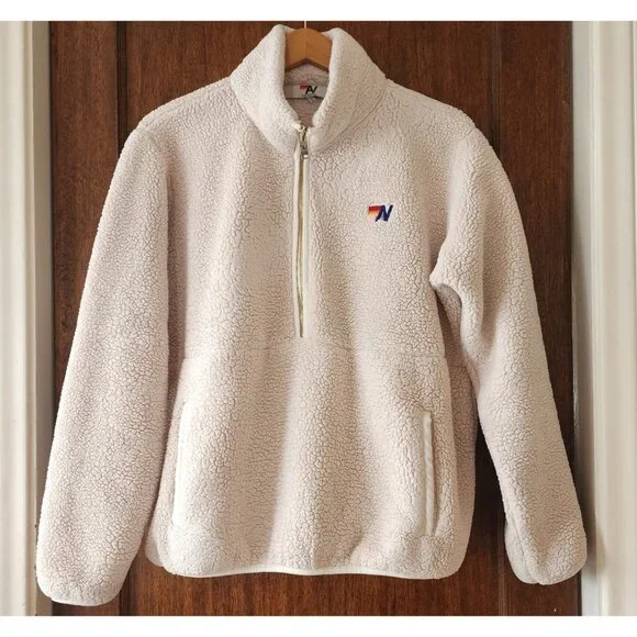 Aviator Nation Teddy Half Zip Jacket - Picture 3 of 15